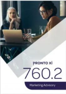Pronto Xi 760 marketing advisory