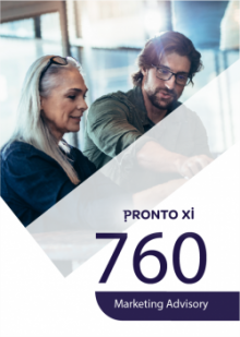 Pronto Xi 760 marketing advisory